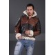 B3 Bomber Men's Dark Brown Real Leather Jacket B3 Bomber Men's Dark Brown Real Leather Jacket
