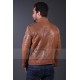 Tan Bomber Classic Rider Jacket