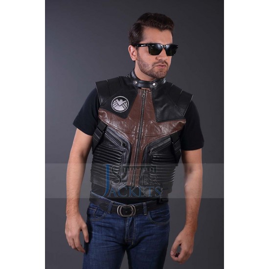 The Avengers Hawkeye Leather Vest