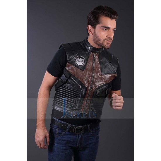 The Avengers Hawkeye Leather Vest