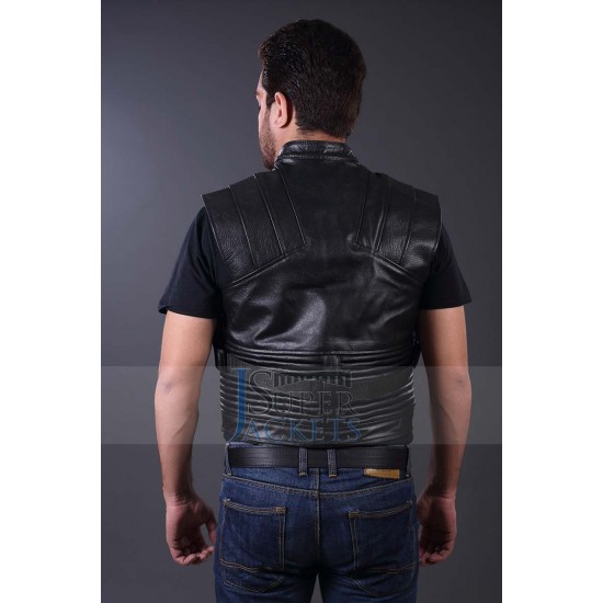 The Avengers Hawkeye Leather Vest