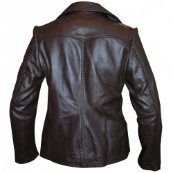 Bedtime Stories Keri Russell Brown Leather Jacket