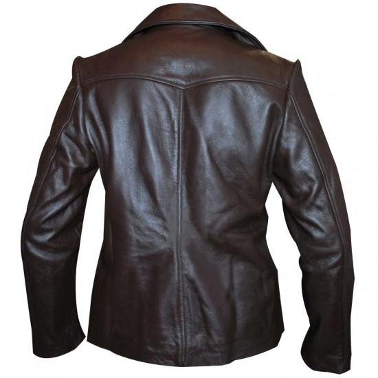 Bedtime Stories Keri Russell Brown Leather Jacket