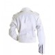 Brando White Motorcycle Women's Leather Jacket 
