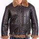 Men's Aviator B3 Ginger Brown Fur Bomber Flying Leather Jacket Men's Aviator B3 Ginger Brown Fur Bomber Flying Leather Jacket