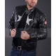 Captain America Black Leather Jacket