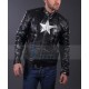 Captain America Black Leather Jacket