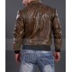 Casablanca Distressed Brown Stylish Jacket