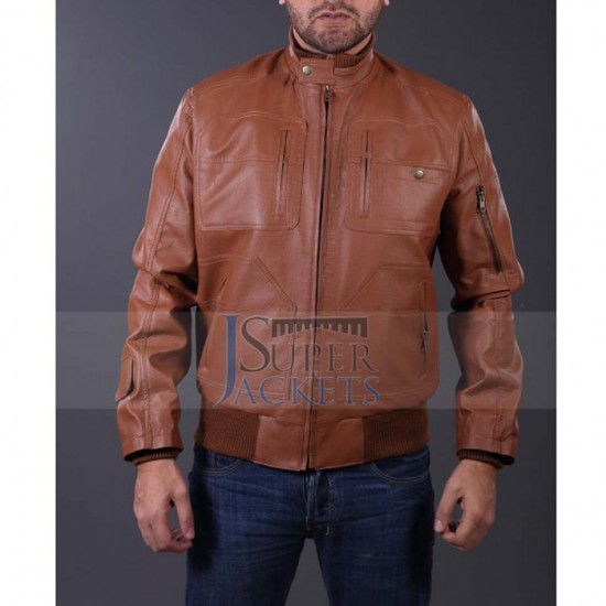 Classic Pilot Douglas Bomber Leather Jacket