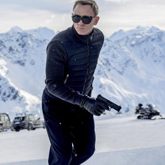 James Bond Blue Spectre Bomber Jacket
