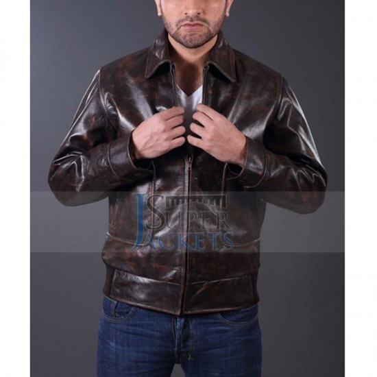 New Year Eve Zack Efron Leather Jacket for Men