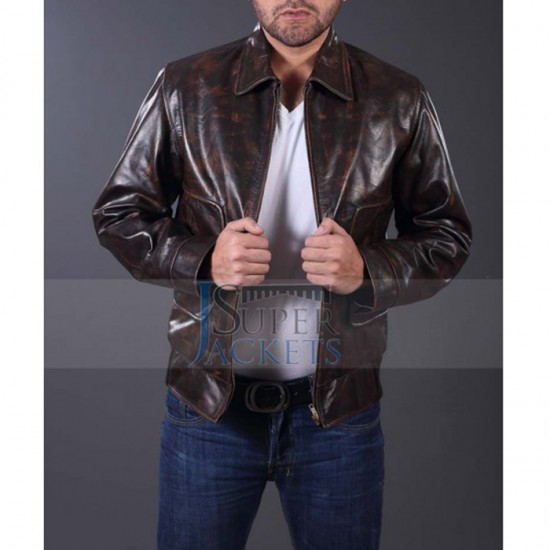 New Year Eve Zack Efron Leather Jacket for Men