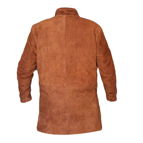 Robert Sheriff Brown Suede Leather Jacket