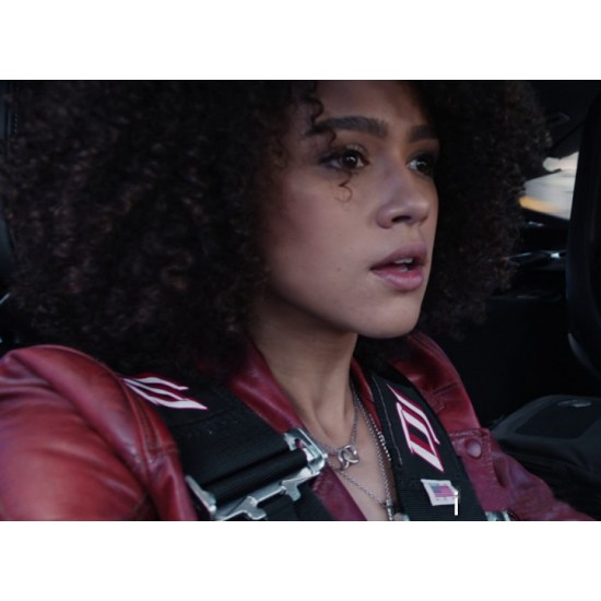 Ramsey Fast and Furious 8 Nathalie Emmanuel Leather Jacket