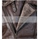 B3 Aviator Bomber Dark Brown Flight Leather Jacket with Sheepskin Shearling