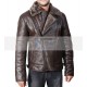 B3 Aviator Bomber Dark Brown Flight Leather Jacket with Sheepskin Shearling