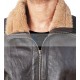 B3 Bomber Submariners Ginger Brown Quilted Leather Jacket with Sheepskin Fur B3 Bomber Submariners Ginger Brown Quilted Leather Jacket with Sheepskin Fur