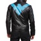 Nightwing Dick Grayson Men's Black Leather Jacket
