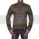 Triple Stitched Cafe Racer Moto Vintage Distressed Brown Biker Leather Jacket