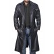 Blade Runner Ryan Gosling Men's Black Leather Fur Jacket