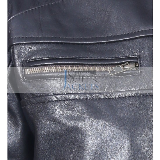 Cafe Racer Men's Classic Black Biker Leather Jacket