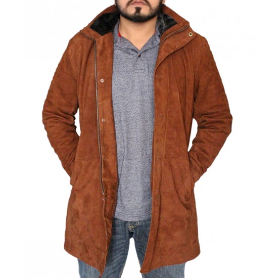 Robert Sheriff Brown Suede Leather Jacket