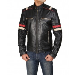 Distressed Leather Jackets: For Cafe Race Men's Biker Vintage [Leather Jackets]