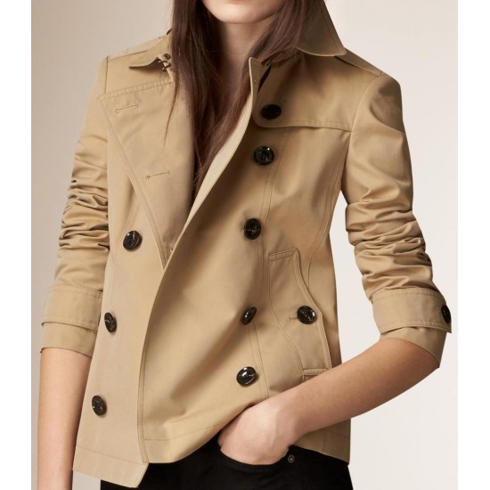 Spectre Naomie Harris Moneypenny Double-Breasted Beige Jacket