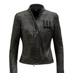 Star Wars Han Solo Women Leather Jacket