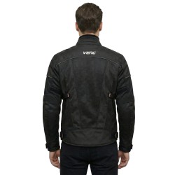 Men’s Air-Ventilated Gear X Motorcycle Protective Riding Jacket – Black
