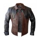 Criss Angel Designers Brown Quilted Biker Jacket