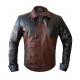 Criss Angel Designers Brown Quilted Biker Jacket