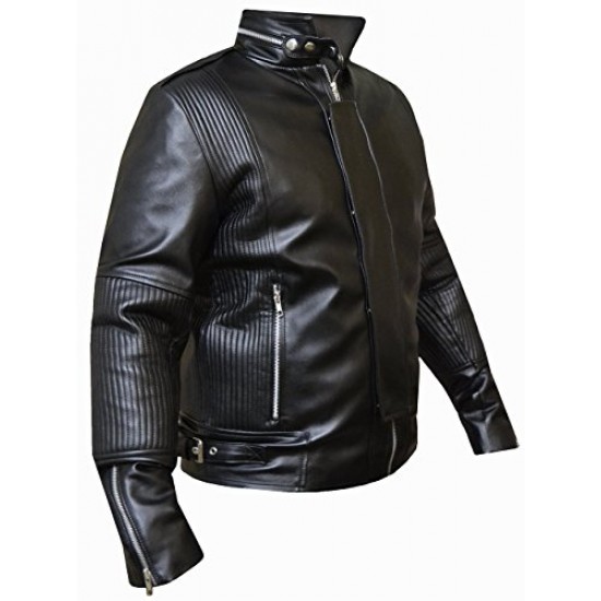Daft Punk Electroma Black Replica Leather Jacket Daft Punk Electroma Black Replica Leather Jacket