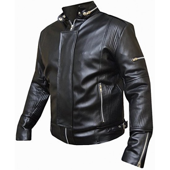 Daft Punk Electroma Black Replica Leather Jacket Daft Punk Electroma Black Replica Leather Jacket