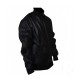 David Beckham Black Bomber Leather Jacket