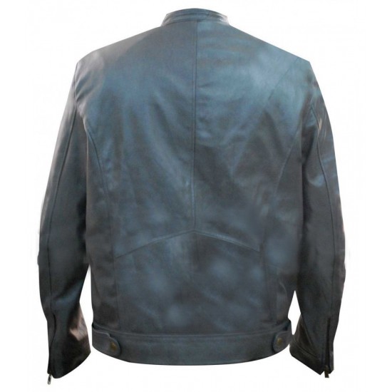 Dean Ambrose WWE Grey Replica Leather Jacket