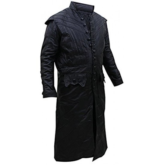 Pirate Captain Flint Black Sails S3 Leather Costume Coat