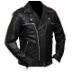 Negan Walking Dead S7 Jeffrey Dean Morgan Black Leather Jacket