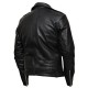 Negan Walking Dead S7 Jeffrey Dean Morgan Black Leather Jacket