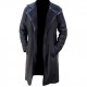 Blade Runner 2049 Ryan Gosling Officer K Black Fur Leather Coat