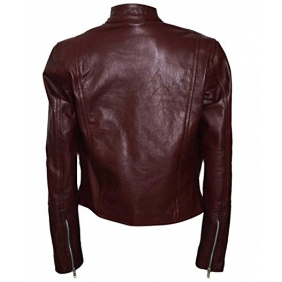 Jack Reacher Never Go Back Major Susan Turner (Cobie Smulders) Leather Jacket