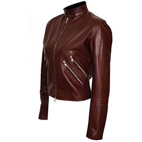 Jack Reacher Never Go Back Major Susan Turner (Cobie Smulders) Leather Jacket