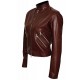 Jack Reacher Never Go Back Major Susan Turner (Cobie Smulders) Leather Jacket