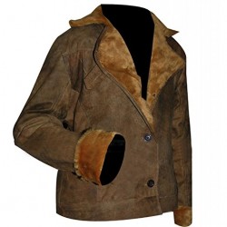 Women Ugg Alpine Distressed Shearling Flying Bomber Jacket