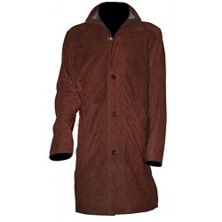 Robert Taylor Sheriff Walt Longmire Brown Velvet Trench Coat