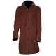 Robert Taylor Sheriff Walt Longmire Brown Velvet Trench Coat