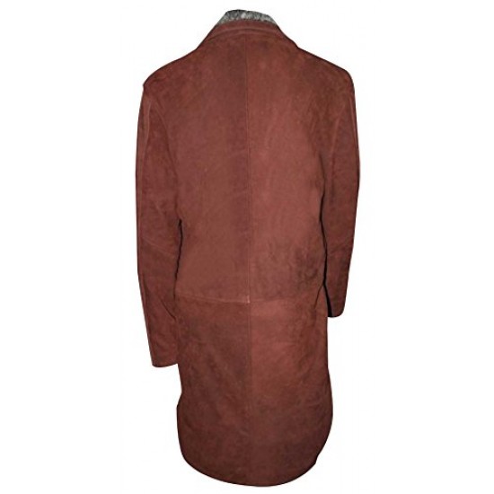 Robert Taylor Sheriff Walt Longmire Brown Velvet Trench Coat