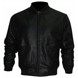 Buy Rocky Balboa Black Tiger Leather Jacket For Sale