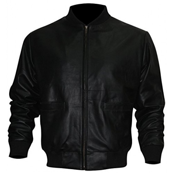 Buy Rocky Balboa Black Tiger Leather Jacket For Sale