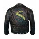 Snakes Rule Fallout 3 Tunnel Distressed Leather Jacket